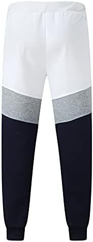 אימוני גלישה של XZHDD לגברים, קפוצ'ונים טלאים בצבע מכנסי טרנינג 2 תלבושות תלבושות ספורט ספורט מתאים לחליפות