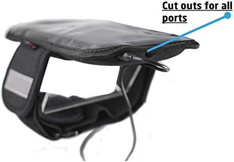 Navitech שחור ריצה/ריצה קלה/רכיבה על רכיבה על מי רכיבה על מים ספורט תואם ל- LG W30 Pro