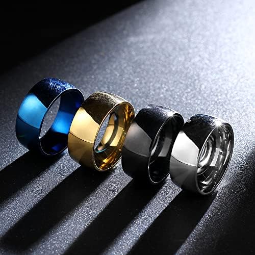 קולסו 8 ממ כחול טבעות לגברים ונשים אישית טבעת אישית טבעת חקוק טבעת-67586