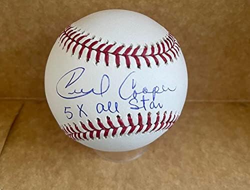 Cecil Cooper 5x All All Star חתום על חתימה M.L. עד של בייסבול בקט