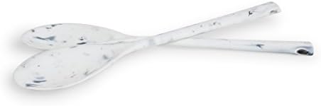Architec Eco-Marble Serving Spoons, גודל אחד, אפור/לבן
