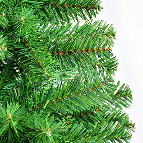 עץ חג המולד מלאכותי של Dulplay Premium, עם רגלי מתכת מוצקות עץ מלא קישוטי בית מתקפלים אוטומטיים-120