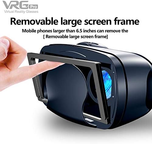 חדש 5 ~ 7 אינץ 'פרו 3 משקפי מציאות מדומה מסך מלא חזותית זווית רחבה משקפיים משקפיים עבור 5 עד 7 אינץ' משקפיים חכמים