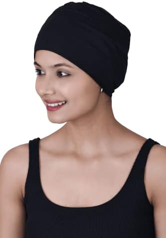 סאקוצ 'י הכימותרפיה כובעי מוצק שינה כובע נשים של במבוק רך בארה' סרטן כובע