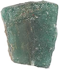 אבן ירקן אפריקאית ירוקה טבעית לריפוי, נפילה, אבן חן מונית 43.60 CT