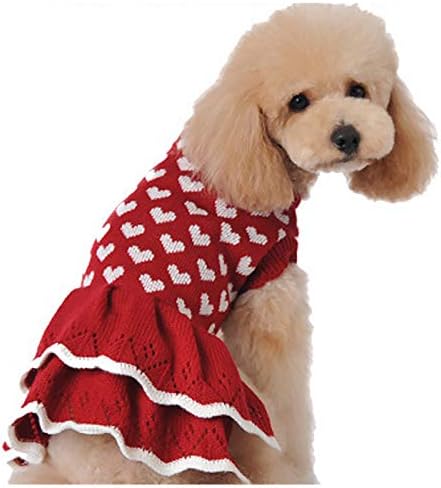 סוודרים של כלבים של Hapee לבגדי חתול חיות מחמד של חג המולד, אביזרי כלבים, הלבשת כלבים, A2-Redlove)