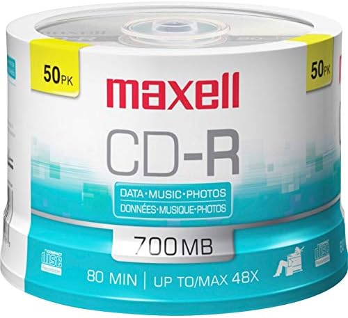 Maxell 623251/648250 700MB CD-RS 80 דקות, כחול