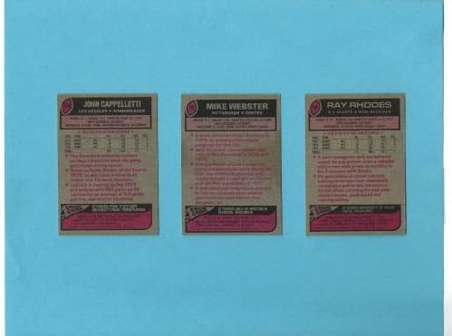 1977 Topps הרבה 9 כרטיסי כדורגל טירונים שונים - כרטיסי כדורגל לא חתומים