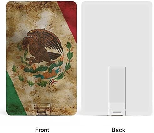 דגל Grunge של כרטיס האשראי של מקסיקו USB כונני פלאש בהתאמה אישית מזיכרון מפתח מתנות תאגידיות ומנות
