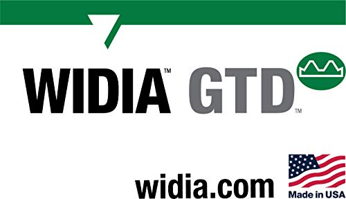 WIDIA GTD GT925143 ניצחון GT92 HP ברז, תקע צ'אמפר, חתך יד ימין, 3 חלילים, M7 x 1, HSS-E-PM, ציפוי