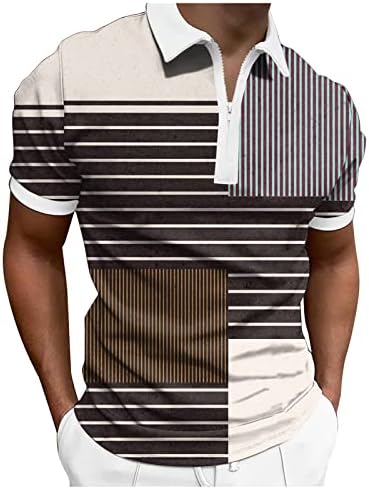 גברים חולצת פולו רזה מתאימים חולצת גולף שרוול קצר ביצועים מוצקים חולצות טריקו צבעוניות בצבע אחיד