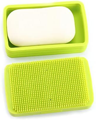 מכולות קופסאות מרפאות עם מכסים בר סבון סבון מכולות סבון אמבטיה סבון מיכל אחסון קופסת אחסון מעסה מברשת גוף ירוק