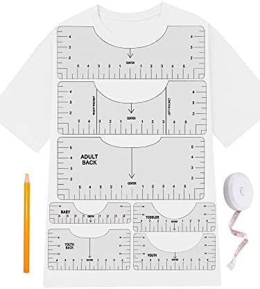 9 יחידות חולצת טי שליט מדריך עבור ויניל יישור וסובלימציה החסר,מלאכת תפירת אספקת אביזרי כלים עבור חום