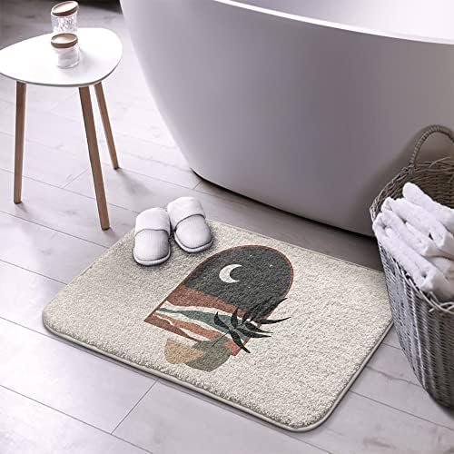 אמבטיה שטיח אמבטיה שטיחים לילה מדבר בוהמי דקור החלקה עיצוב אמבטיה מחצלת מיקרופייבר עבה שאגי מים סופג רך מכונת