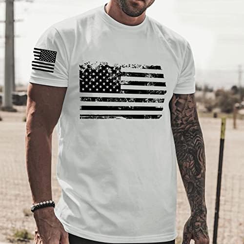 BMISEGM Summer T חולצות לגברים דגל יום העצמאות של גברים
