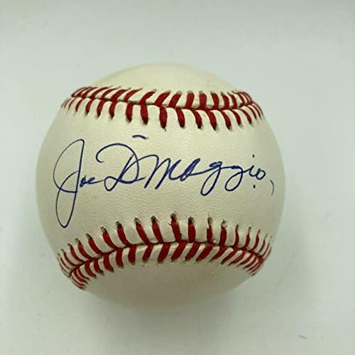 ג'ו דימג'יו היפה חתם על ליגה אמריקאית בייסבול JSA מדורג מנטה 9 - כדורי חתימה