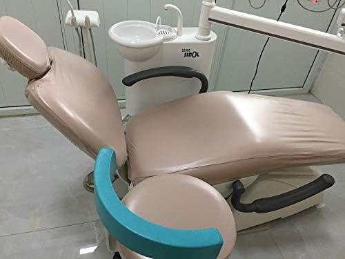 1 סט חאקי שיניים רופא שיניים כיסא כיסוי שרוולים מגן משענת ראש כרית פו מים קל נקי