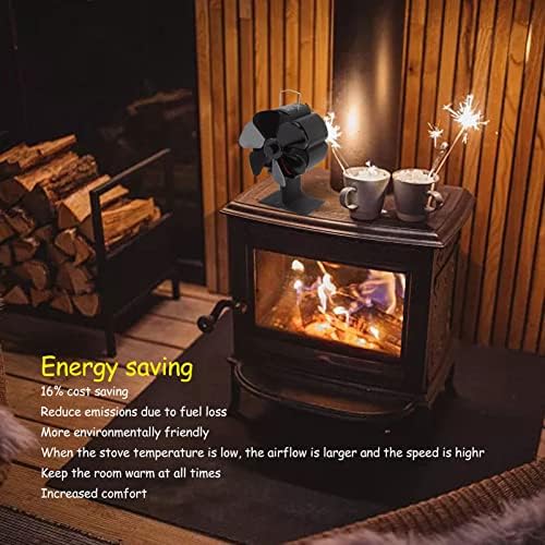 פיידון חום מופעל תנור, שקט אנרגיה חיסכון בטמפרטורה גבוהה מאוורר 6 להבים עמיד אלומיניום סגסוגת אח