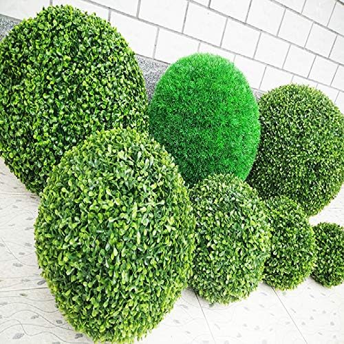 Zereff - כדור דשא ירוק קישוט צמח פלסטי