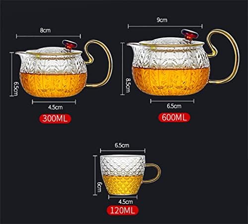 Uxzdx זכוכית קומקום פוור אביזרי מטבח קומקום סירי קפה קפה.
