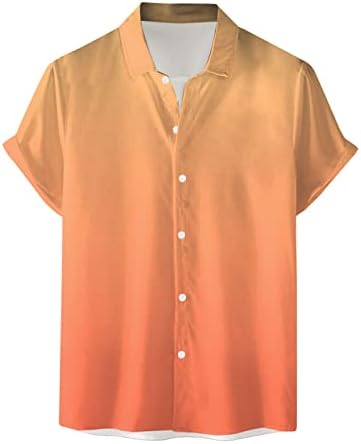 חולצת אופנה של Udtdwanv לגברים שרוולים קצרים כפתור למטה לבוש נעים קל משקל נשימה חולצה נוחה חולצה נוחה