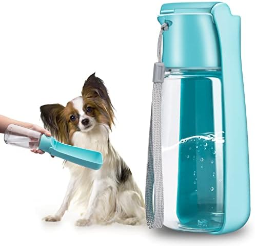 אנסיסטרו כלב מים בקבוק, מתקפל נייד גור מתקן מים עבור חיות מחמד, חיצוני נסיעות מים בקבוק לטיולים הליכה נסיעה
