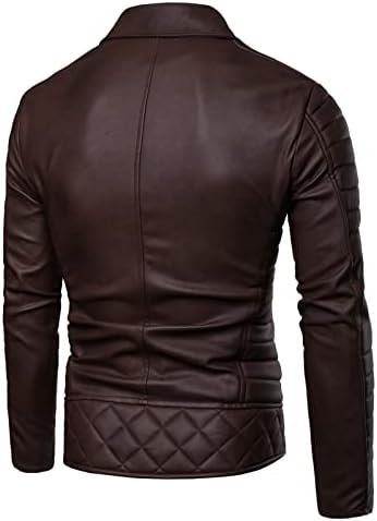 ז'קט עור של ADSSDQ Mens, מעילי שרוול ארוך גדול בחורף לנשים לנשים קלאס
