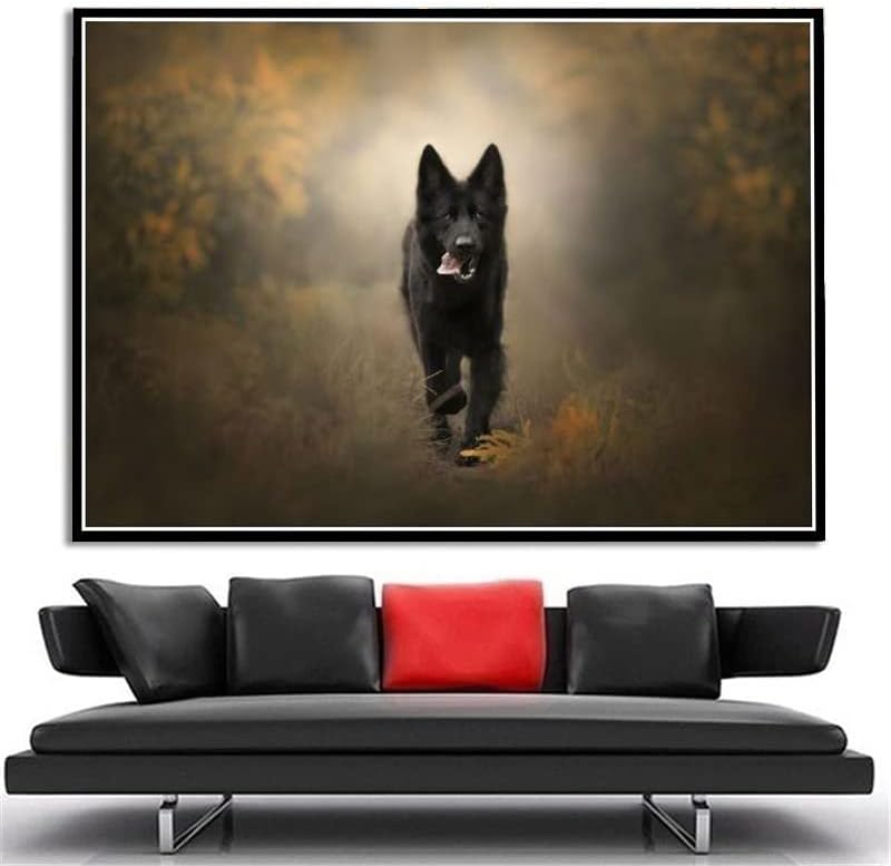 רועה גרמני כלב חיות מחמד חמוד DIY 5D ערכות ציור יהלומים נוף חיה מלאכת אמנויות לאמנויות לדיור