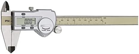 SMANNI 150 ממ 6 אינץ 'קליפר דיגיטלי מפלדת אל חלד קליפר דיגיטלי אלקטרוני דיגיטלי מיקרומטר מדידת מדידת מדידה