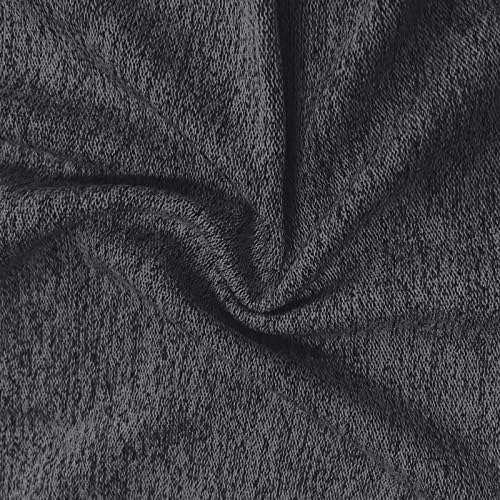 חולצות טריקו של שרוול ארוך לנשים צמר תרמי בצבע אחיד צמרות טוניקה בסיסיות