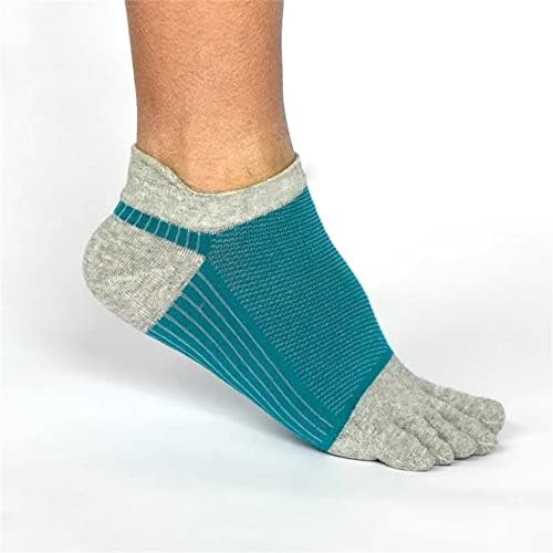 גרביים 3 זוגות גרבי אצבע בגודל גדול לגברים מסרקים רשת כותנה גרביים ריצה אתלטית נושמת עם אצבעות EU40-46