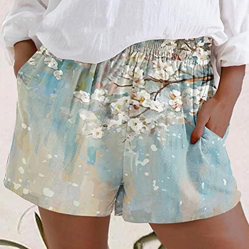 מכנסיים קצרים של Miashui לנשים מכנסיים קצרים מזדמנים של קיץ לנשים בקיץ המותניים הקיץ נוחות לבגדי