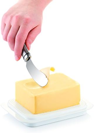טסקומה מיכל בריא לטוהר המקרר, צלחת חמאה, 15.2 x 11.3 x 6.6 סמ, מגוון
