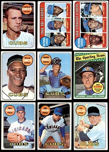 1969 Topps Chicago Cubs ליד צוות Set Chicago Cubs VG+ Cubs