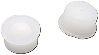 Quluxe 6 PCS לבן ניילון לבן אוניברסלי העברת מיסב יחידת יחידת שולחן מסוע מסוע, כדור אנטי-רוסט פלסטיק