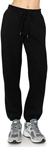 Cali1850 מכנסי טרנינג פריי ענן של נשים - מכנסי סעוד של המותניים האלסטיים המותניים רכים נעימים