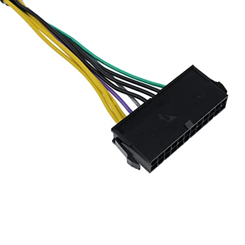 LovelySp-24-PIN עד 8 פינים 18AWG ATX PSU כבל מתאם חשמל עבור Dell Motherboard-1BAR