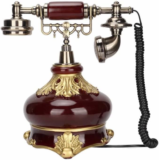 SEASD וינטג 'טלפון עתיק טלפון עתיק פונקציית אחסון עוצמתית לסלון לחדרי שינה למשרד