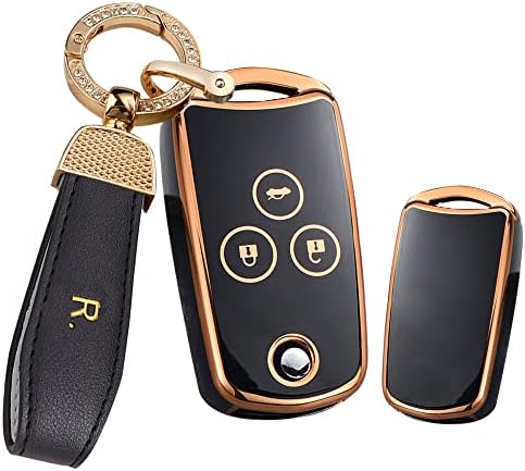 סנרילי ללא מפתח זהב-קצה 3 כפתור כפתור מכסה מפתח פוב עבור Acura MDX TL TSX ZDX RSX עבור הונדה סיוויק IX טייס