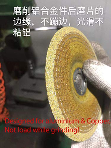 גלגל טחינה אלומיניום משמעותי 4 1/2 עבור נחושת אלומיניום לא ברזלית 10 חבילה