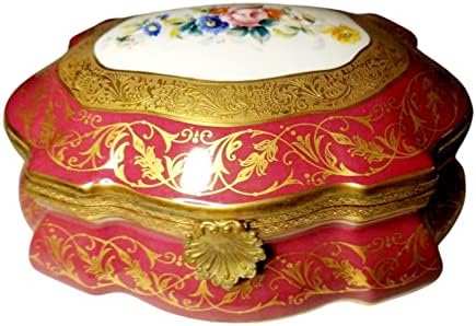 Limoges Boutique Fine French Frence Montaigne Montaigne - 1 מתוך 50 - Penicaud - 9 x 7 x 5