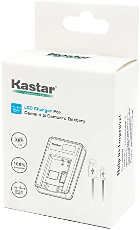 Kastar 3-Pack BP-511A סוללה ו- LED2 מטען USB תואם ל- CANON BP-508 BP-511 BP-511A BP-512 BP-512A BP-514