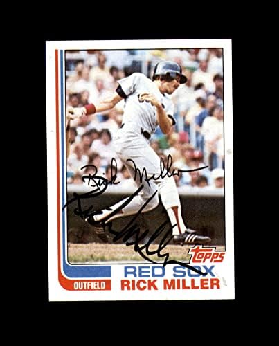 Rick Miller Hand חתום 1982 Topp