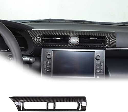 Jonkoko ABS סגנון סיבי פחמן בסגנון מכוניות קונסולה מיזוג אוויר מסגרת מסגרת מסגרת עבור Subaru Brz Toyota