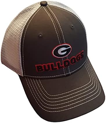 מאוורר האהוב ג ' ורג ' יה בולדוגס כובע מתכוונן רשת סנאפבק פחם, אחד גודל