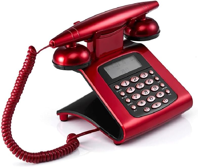 N/A קווי טלפון עתיק טלפונים קבועים רטרו טלפונים חיוג חיוג וינטג 'טלפונים דקורטיביים למשפחה ביתית