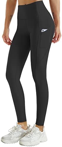 Desol 25 ”/28” חותלות יוגה עם כיסים פנימיים/צדדיים לנשים, מכנסי אימון מותניים גבוהים, הרמת התחת של בקרת בטן