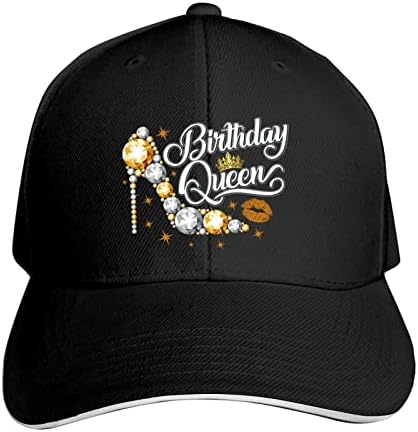 יום הולדת שמח בייסבול כובע לנשים גברים בני נוער מתנות, בציר מתכוונן שטף כובע עבור מסיבת יום הולדת דקור