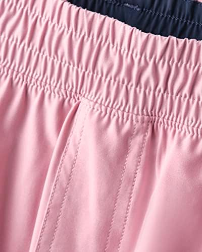 מכנסיים קצרים של אימון אתלטי בן 7 של Mako, עם אנטי-אודור, יבש מהיר, בד 4 כיוונים
