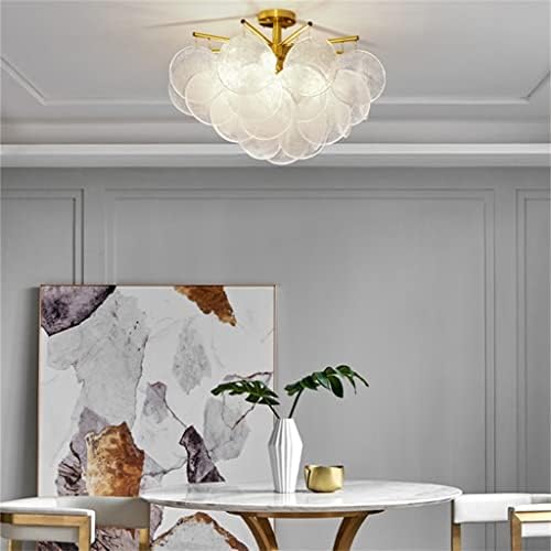 WYFDP תליון זכוכית תליון נברשת LED לסלון אוכל חדר שינה מתכת קישוטי מקורה גופי תאורה